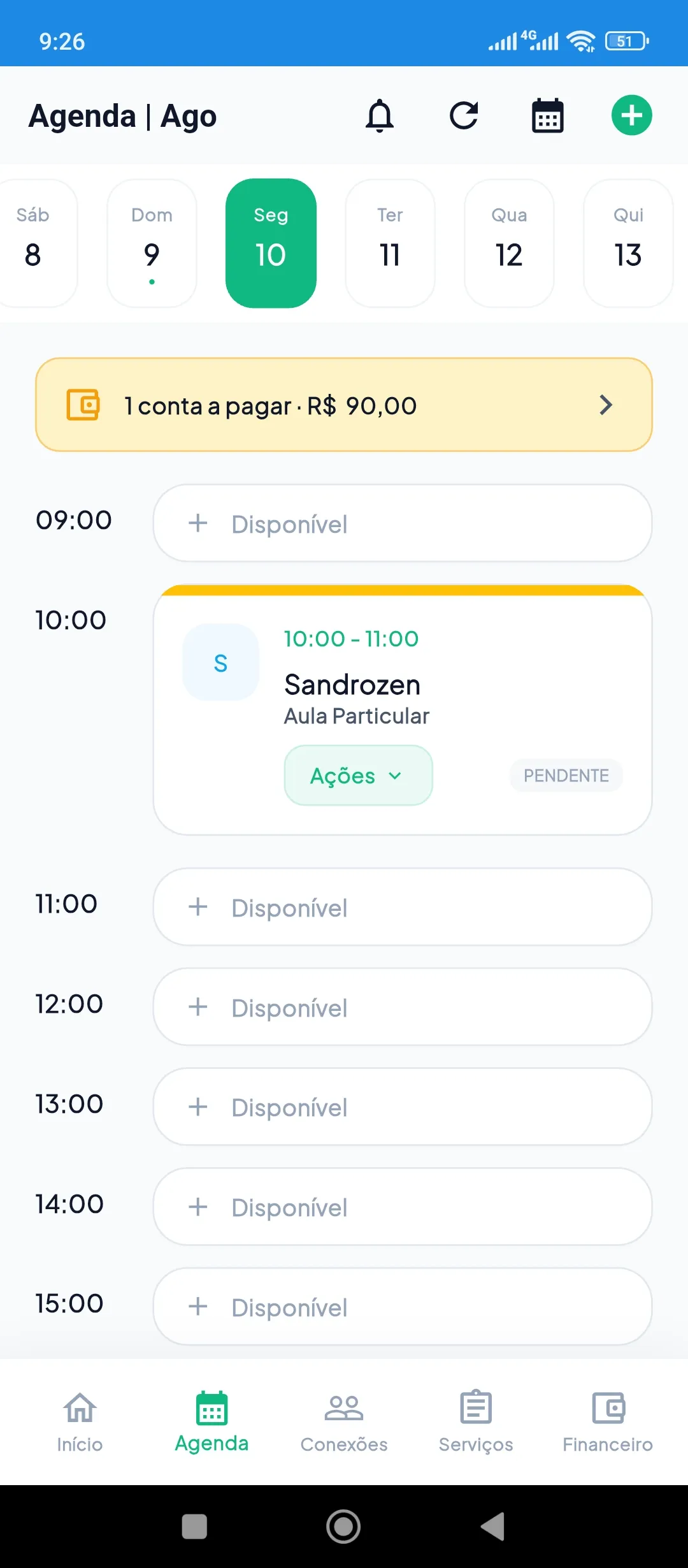 Agenda com Lembrete Integrado